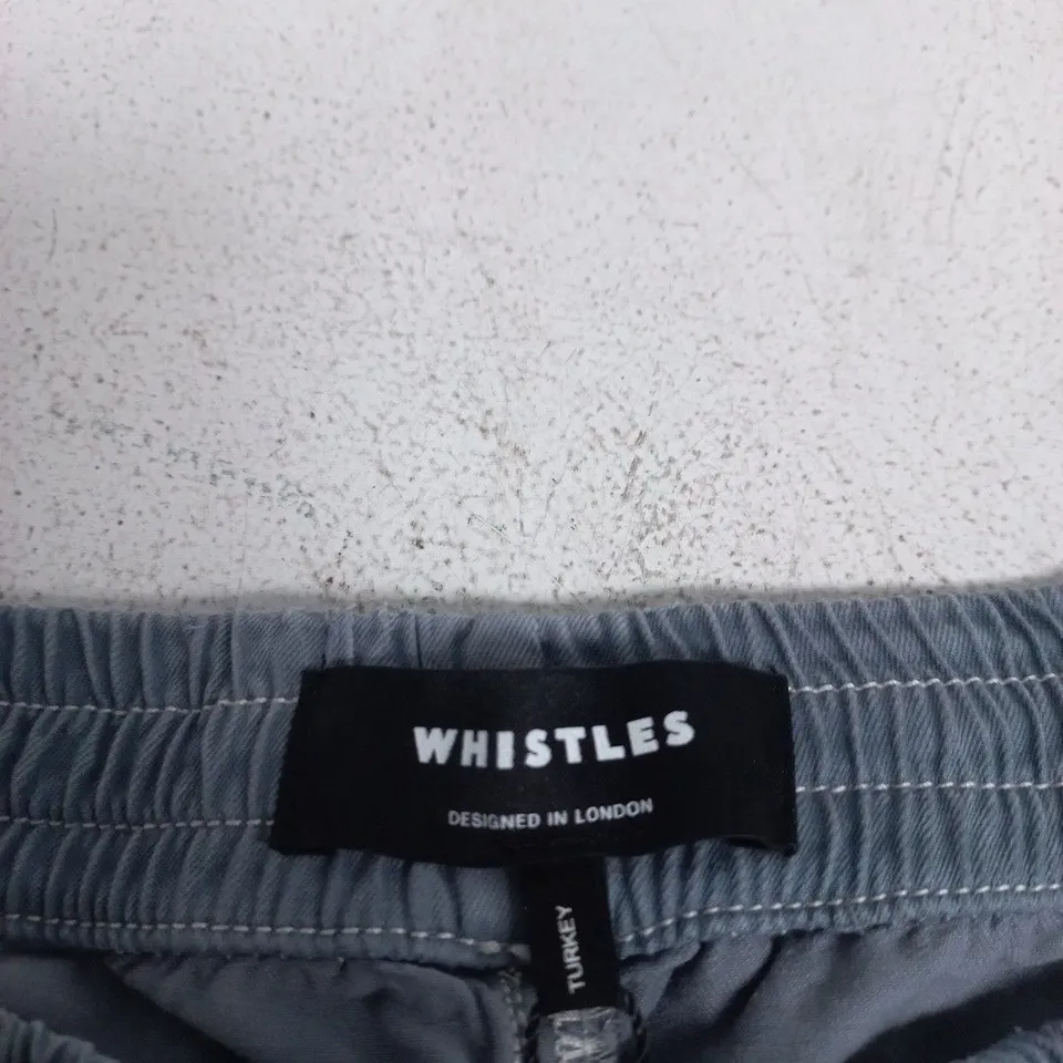 WHISTLES COTTON TROUSERS – UK 14 (EU 42) – DESIGNED IN LONDON