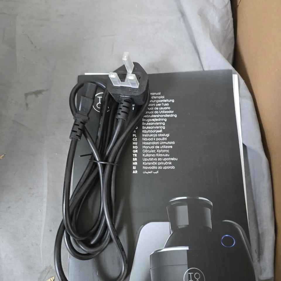 TOOA GELATO MACHINE NERO/INOX UK – ICE CREAM MAKER