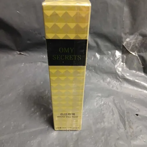 BOXED AND SEALED OMY SECRETS WHITE DAY ROSE 30ML