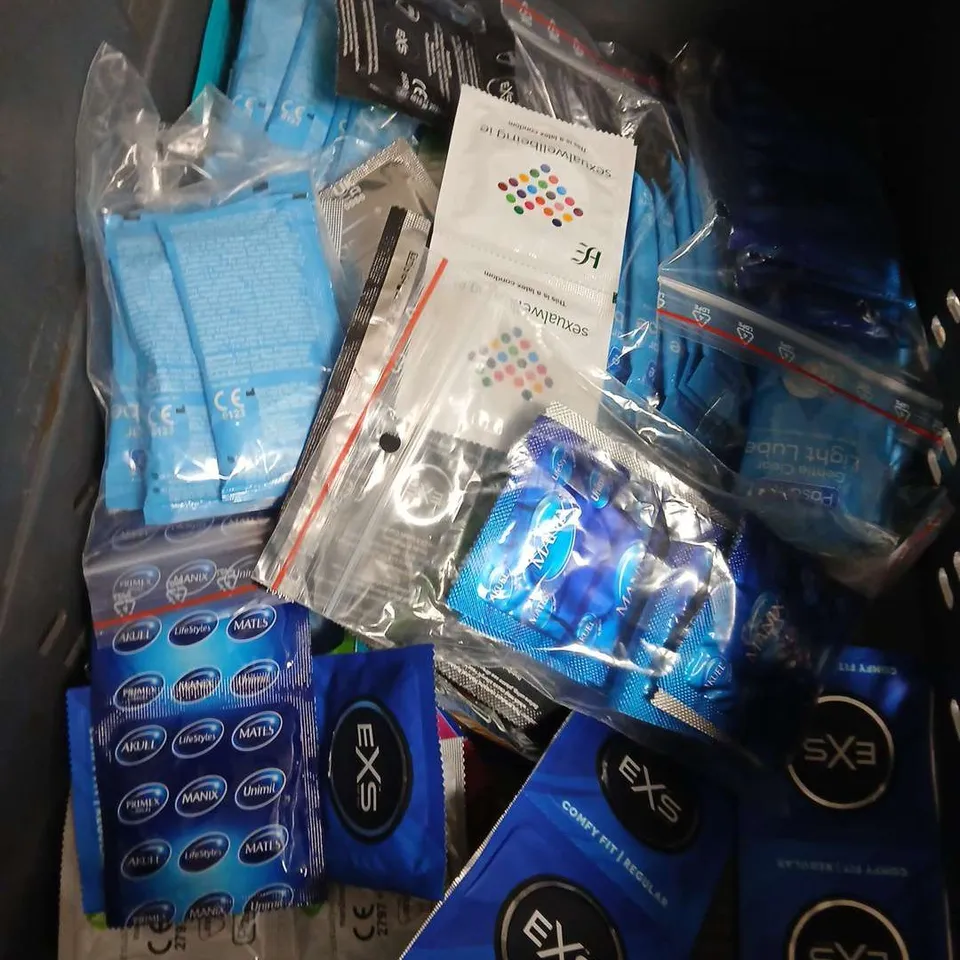 APPROXIMATELY 20 ASSORTED CONDOM & LUBRICANT PRODUCTS