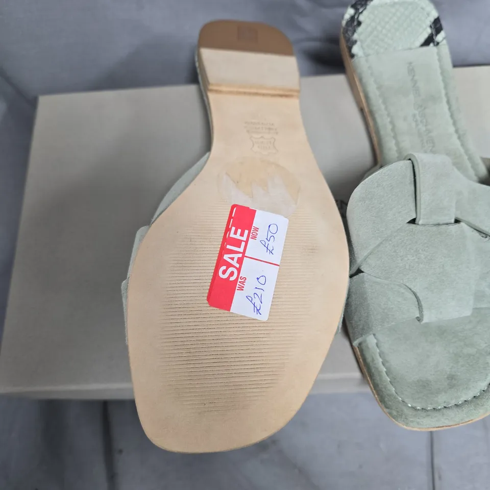 KENNEL & SCHMENGER SUEDE SANDALS – WOMEN'S, UK 5.5, GREY