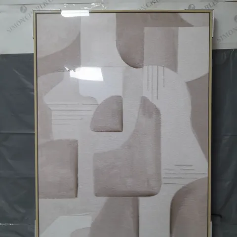 CAPPED PARCHMENT COLOURED GEL ABSTRACT SHAPES