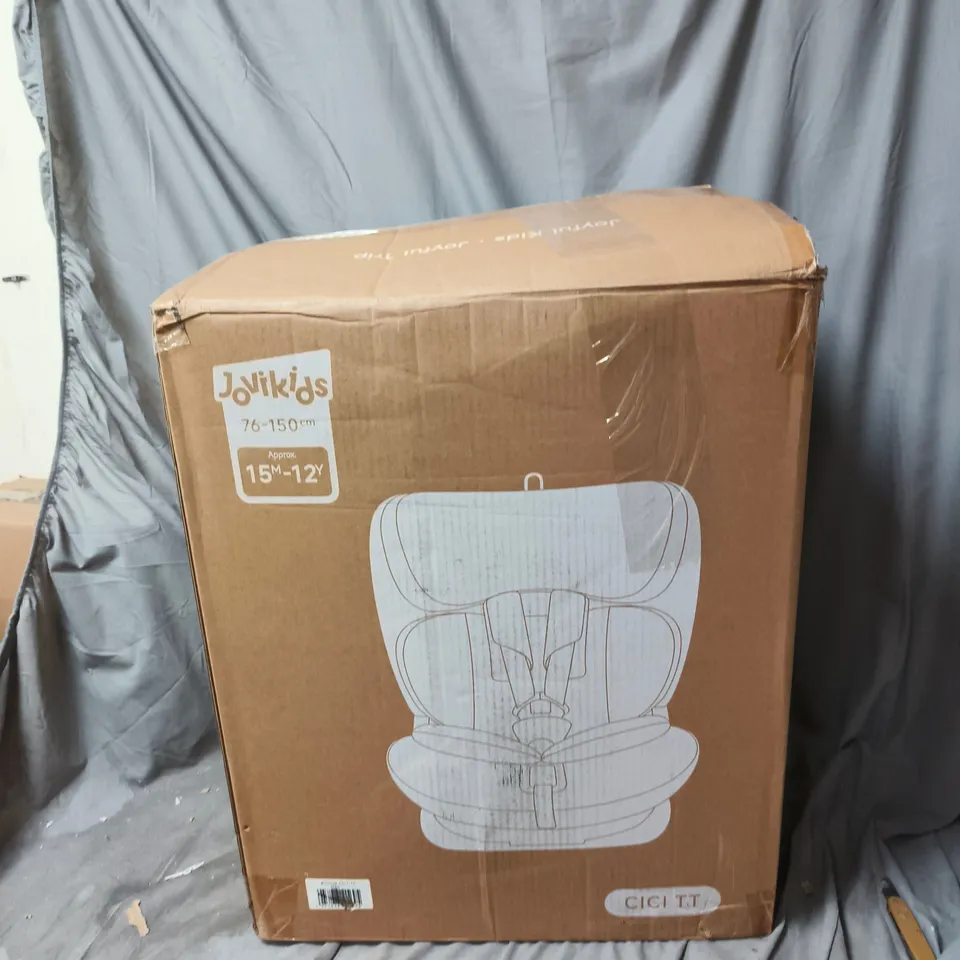 JOVIKIDS CHILD CAR SEAT BOOSTER, BOXED, 76–150 CM (15M–12Y)