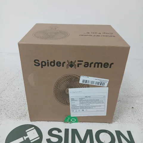 SPIDER FARMER CLIP FAN 6" – BOXED