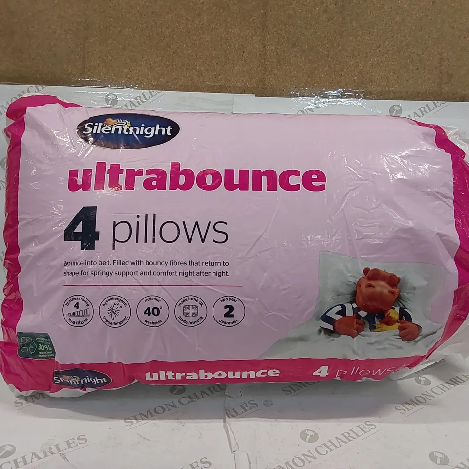 BAGGED SILENTNIGHT ULTRABOUNCE PILLOW - SET OF 4 (1 ITEM)
