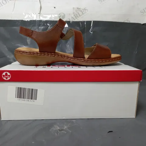RIEKER ANTI-STRESS SANDALS BROWN SIZE EU 41
