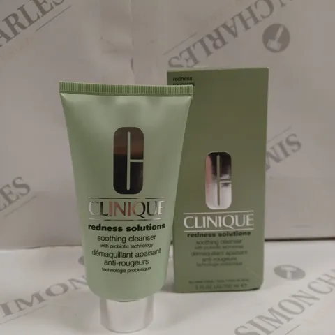 BOXED CLINIQUE REDNESS SOLUTIONS SOOTHING CLEANSER CREAM 150ML