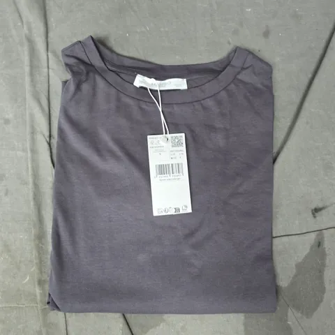 MANGO HOME PYJAMA TOP IN GREY SIZE SMALL