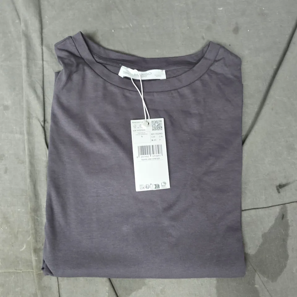 MANGO HOME PYJAMA TOP IN GREY SIZE SMALL