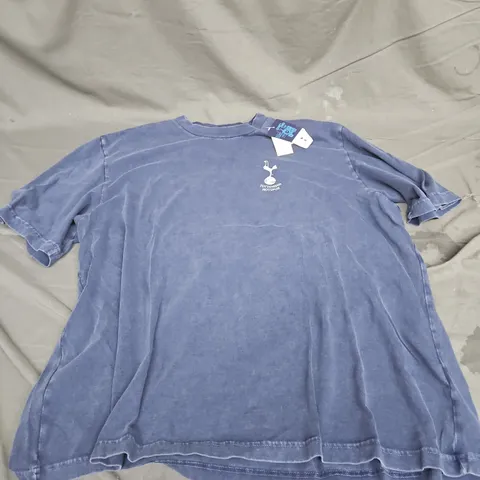 ABERCROMBIE & FITCH X TOTTENHAM HOTSPUR TEE IN WASHED NAVY SIZE 2XL