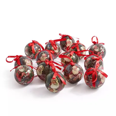 THREE KINGS SANTA'S WORKSHOP - SET OF 14 BAUBLES 