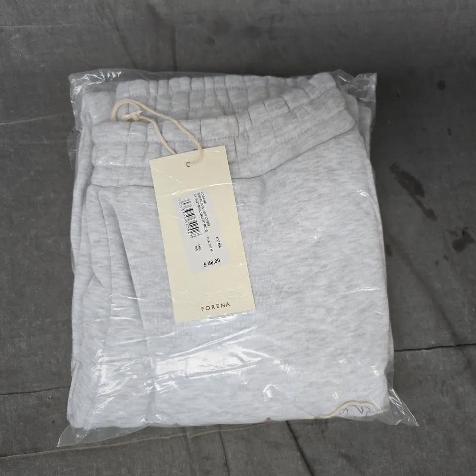 FORENA MORE SOUL CUFF JOGGERS IN GREY SIZE UNSPECIFIED