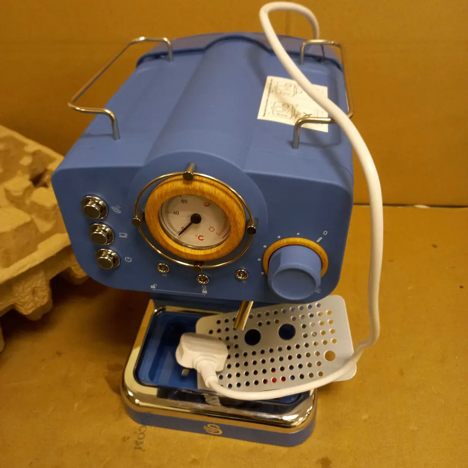 SWAN ESPRESSO COFFEE MAKER - SPRUCE BLUE