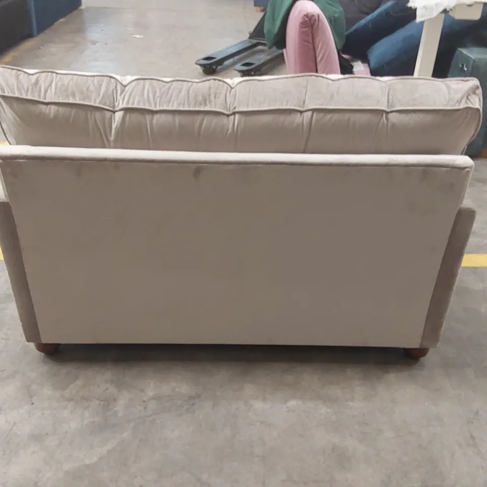 QUALITY DESIGNER 2 SEATER VELVET SOFA BED