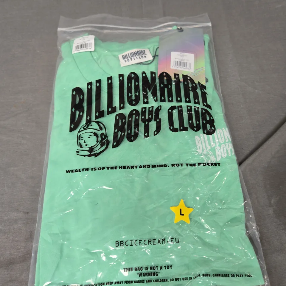 BAGGED BILLONAIRE BOYS CLUB LOGO TEE SIZE L