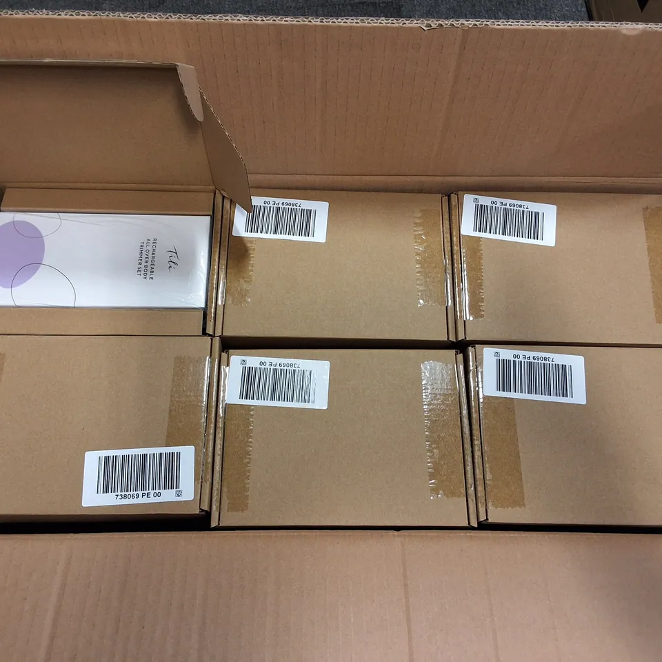 LOT OF 30 BRAND NEW TILI RECHARGABLE ALL OVER BODY TRIMMERS SETS