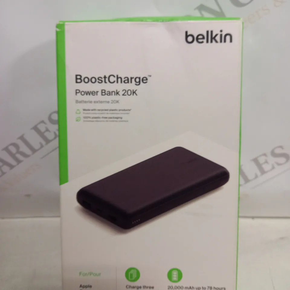 BOXED BELKIN BOOSTCHARGE POWER BANK 20K