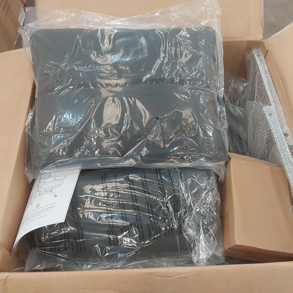 BOXED OFFICE CHAIR WITH MASSAGE FEATURE 
