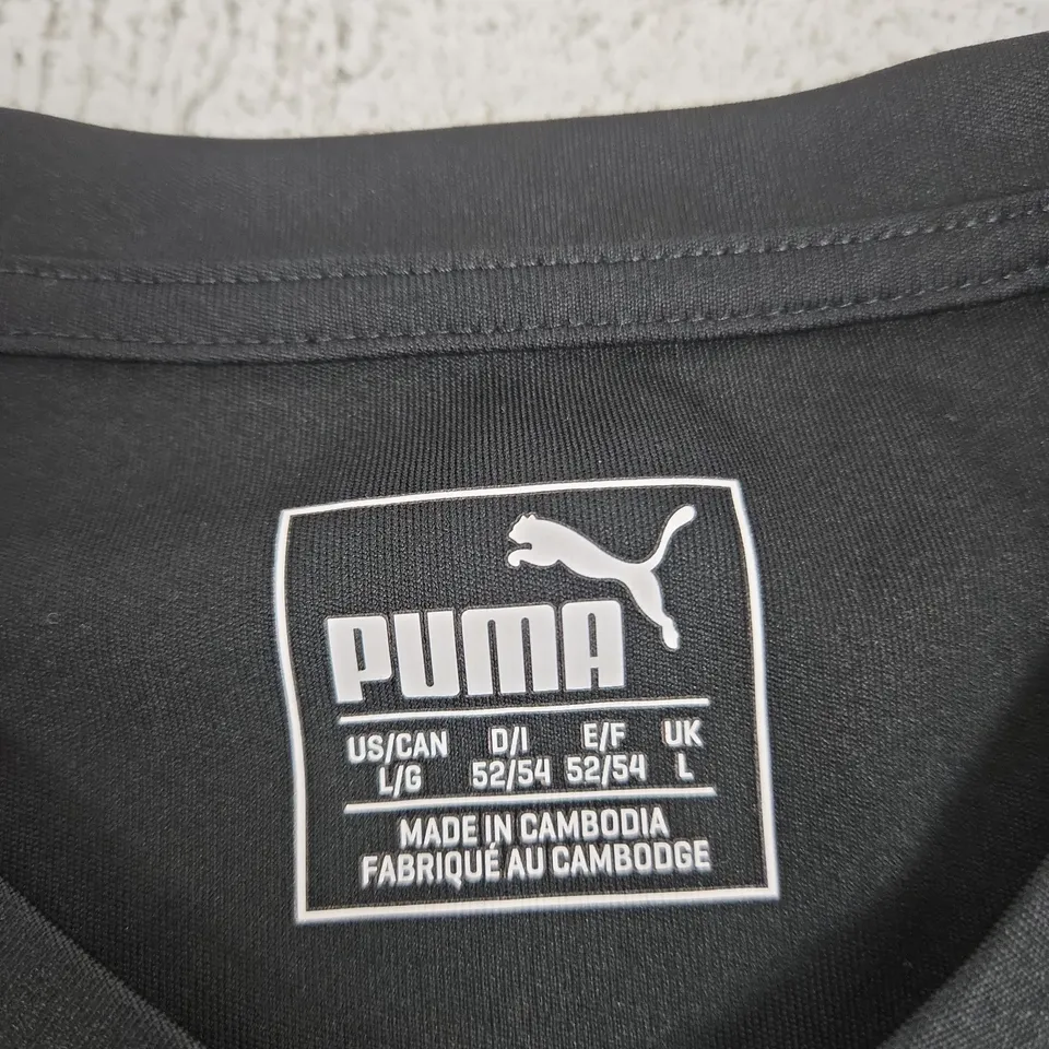 PUMA T‑SHIRT – BLACK – UK L (US/CAN L, EU 52/54)