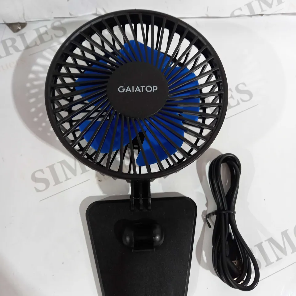 GAIATOP DESK FAN IN BLACK 