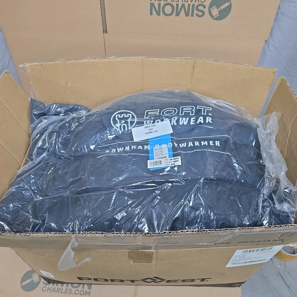LARGE QUANTITY OF ASSORTED WORK WEAR BODYWARMERS IN VARIOUS SIZES  - COLLECTION ONLY