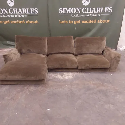QUALITY DESIGNER LH CORNER CHAISE SOFA