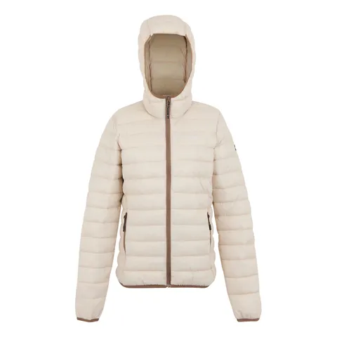 BRAND NEW REGATTA WOMEN'S HOODED MARIZION PADDED JACKET IN BEIGE SIZE UK 12