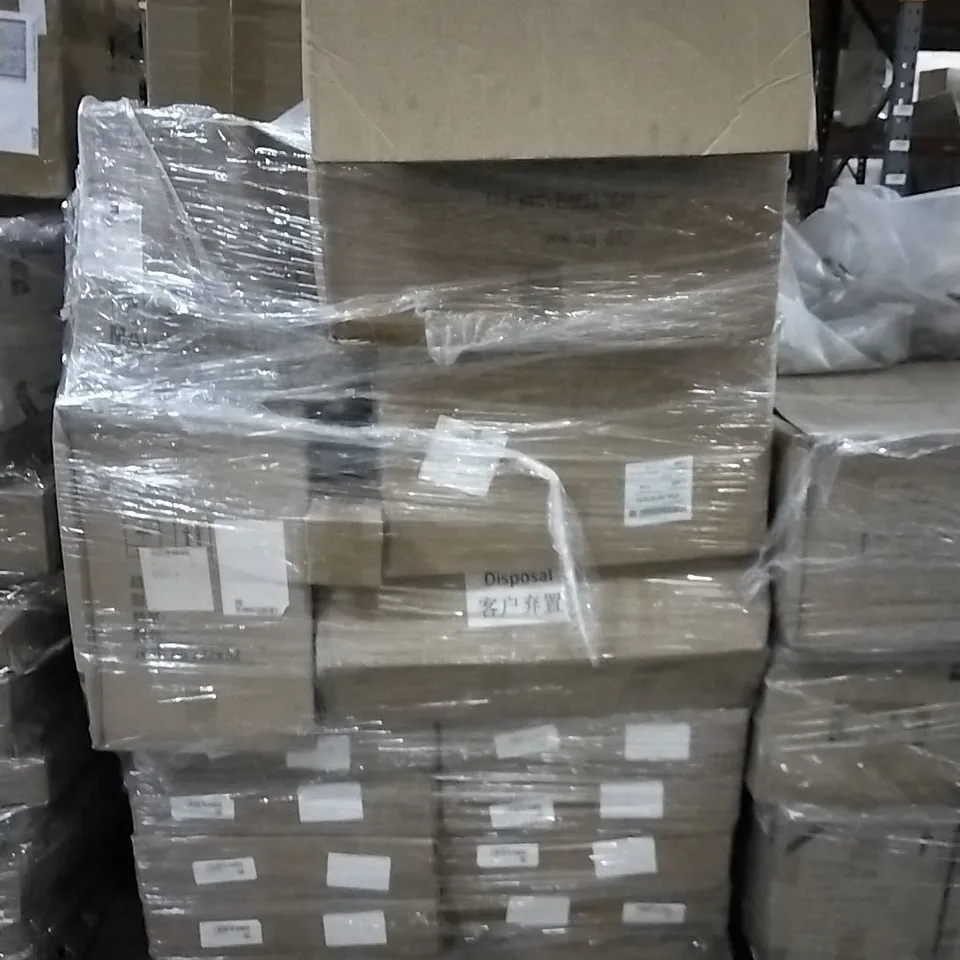 PALLET OF HOUSEHOLD ITEMS TO INCLUDE BIKE, TABLET CASES, UNIVERSAL STAINLESS STEEL DOUBLE BRAIDED EXHAUST FLEX PIPE, INFLATABLE BASKETBALL-FOOTBALL  AND OTHER ASSORTED ITEMS...