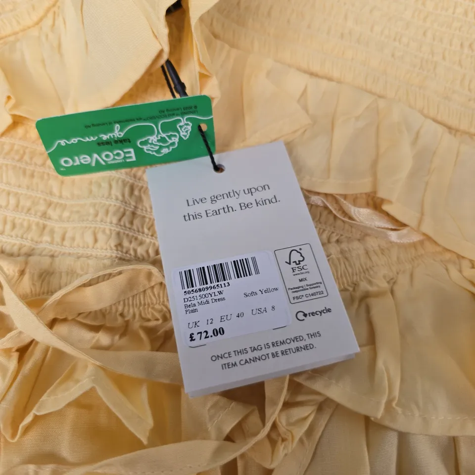 NOBODYS CHILD BELA MIDI DRESS - SIZE 12
