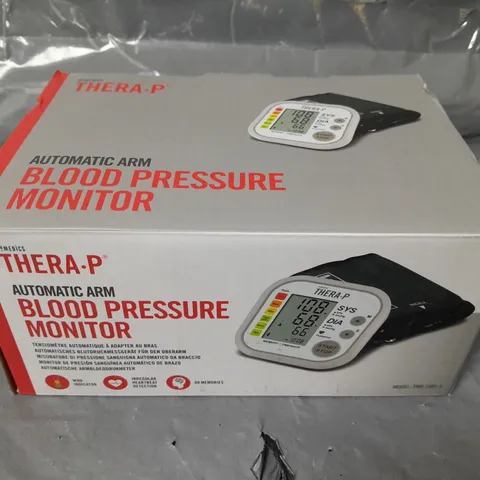 BOXED HOMEDICS THERAP AUTOMATIC ARM BLOOD PRESURE MONITOR