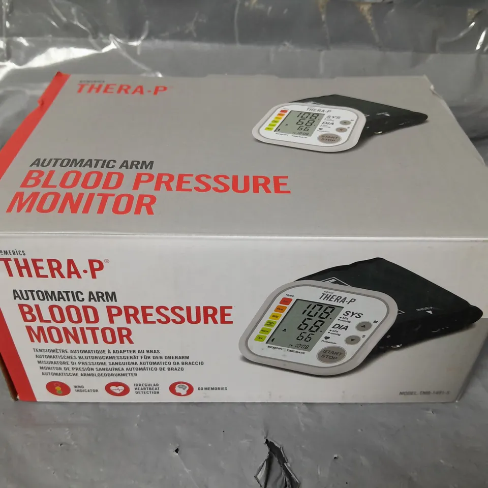 3 BOXED HOMEDICS THERAP AUTOMATIC ARM BLOOD PRESURE MONITOR