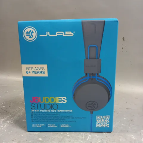 JBUDDIES STUDIO KIDS WIRED HEADPHONES IN BLUE 