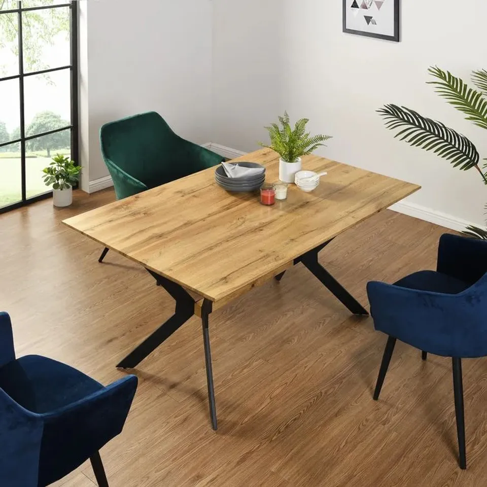 BOXED YOAKUM DINING TABLE (2 BOXES)