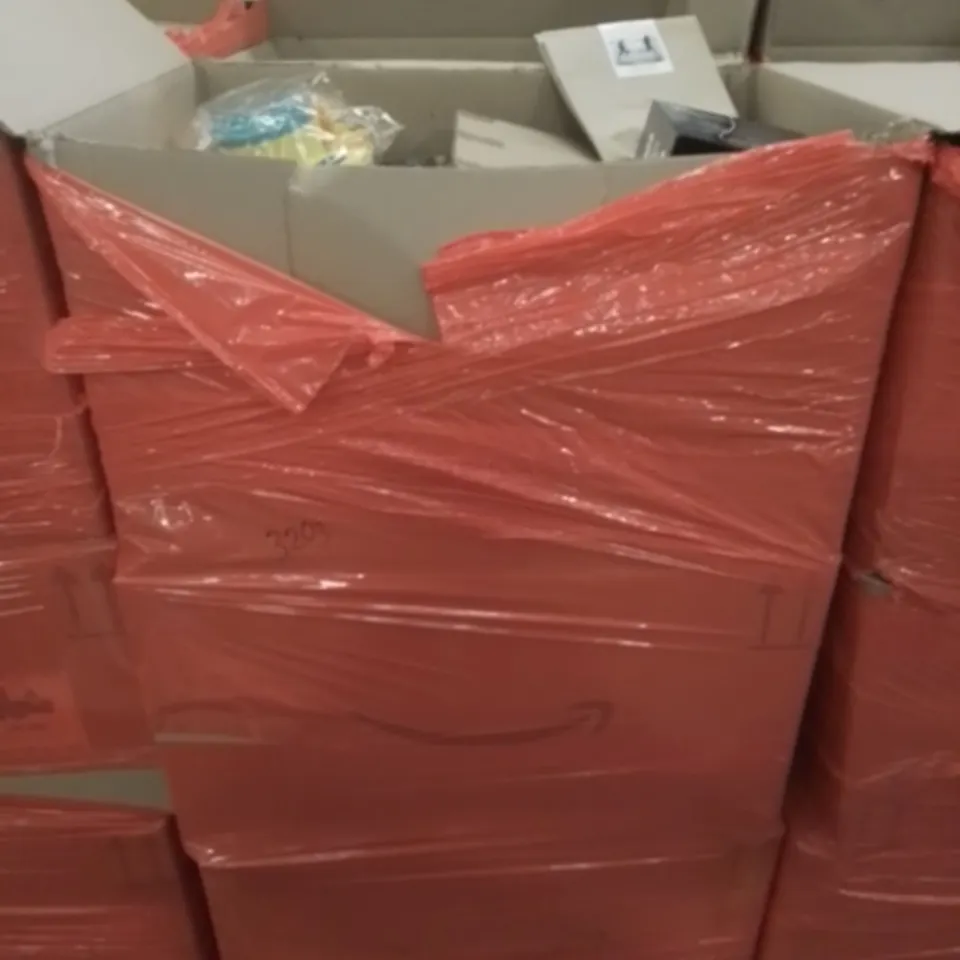 PALLET OF ASSORTED HOUSEHOLD ITEMS TO INCLUDE GAMING HEADPHONES, PET FEEDING STATION AND SEEDLING HEAT MATS