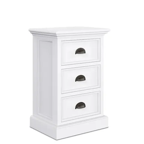 GEROLD 3-DRAWER BEDSIDE TABLE