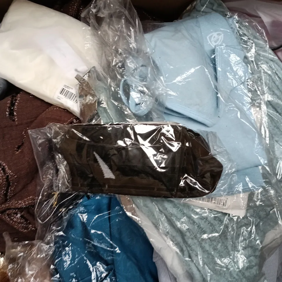 APPROXIMATELY 20 ASSORTED CLOTHING AND FASHION PRODUCTS IN VARIOUS STYLES AND SIZES - COLLECTION ONLY