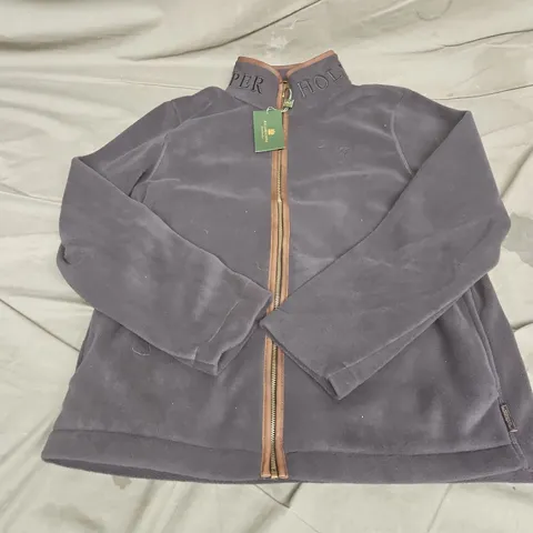 HOLLAND COOPER COUNTRY FLEECE JACKET INK NAVY SIZE L