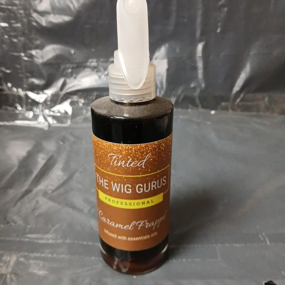 BOX OF APPROXIMATLEY 8 THE WIG GURUS CARAMEL FRAPPE SPRAY