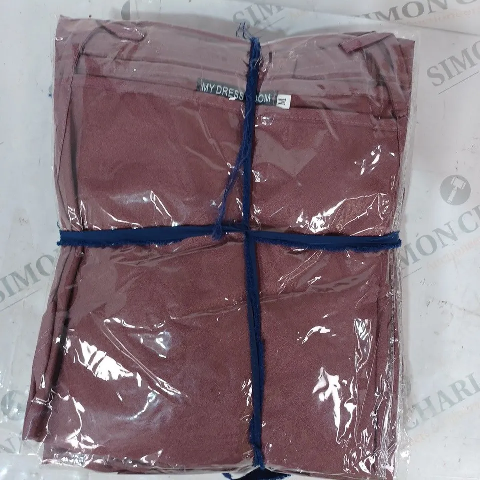 APPROXIMATELY 10 BRAND NEW MY DRESS ROOM TOPS IN PURPLE SIZE M