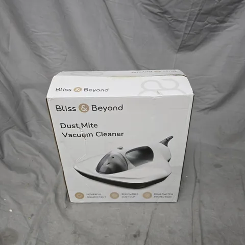 BLISS & BEYOND DUST MITE VACUUM CLEANER – BOXED