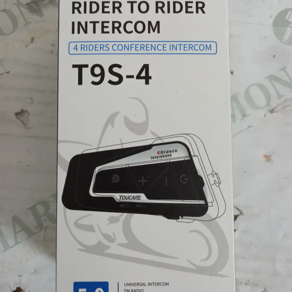 TOUCARE RIDER TO RIDER INTERCOME T9S-4 