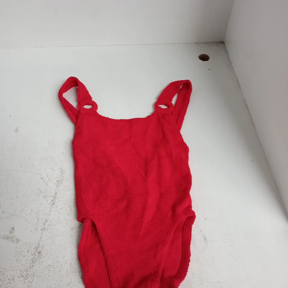 HUNZA G RED ONE SIZE SWIMSUIT