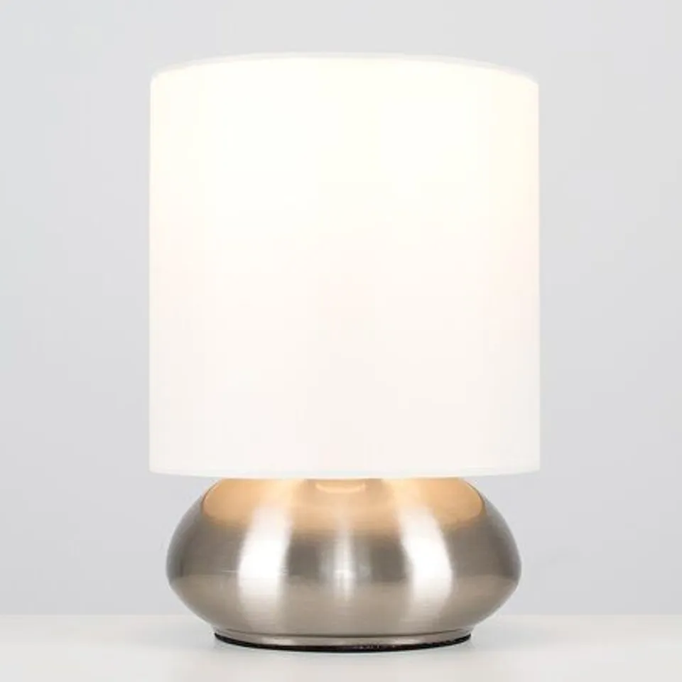 BOXED VATUKOULA 22CM TABLE LAMP SET- SHADE COLOUR CREAM