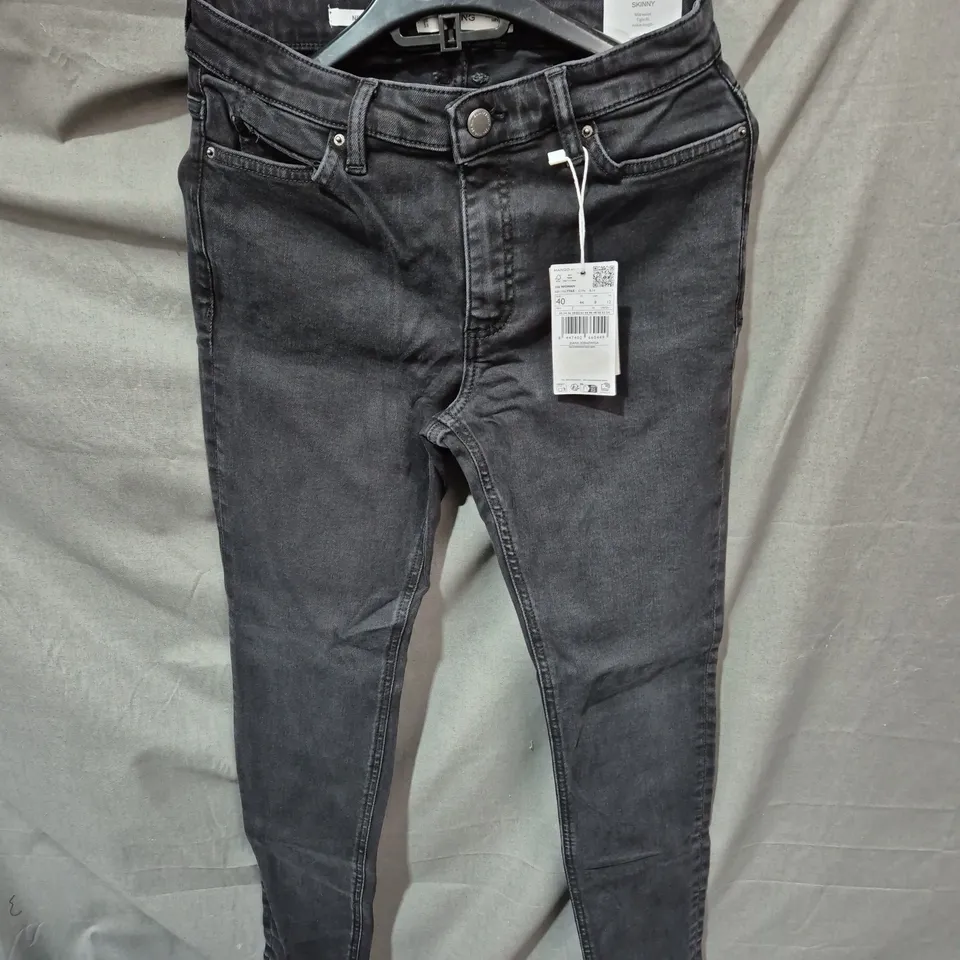 MANGO WOMEN'S SKINNY JEANS – MID-WAIST, ANKLE LENGTH, UK 12 (EU 40)