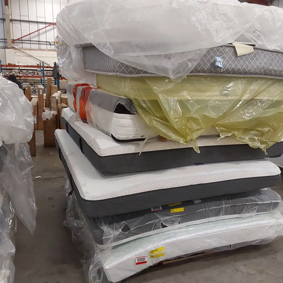 APPROX 9 X ASSORTED MATTRESSES. BRANDS, SIZES AND CONDITIONS VARY