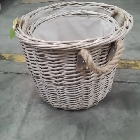 GALLERY DIRECT WICKER WILLOW LINEN BOX