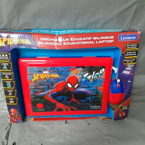 BOXED SPIDERMAN EDUCATIONAL LAPTOP 