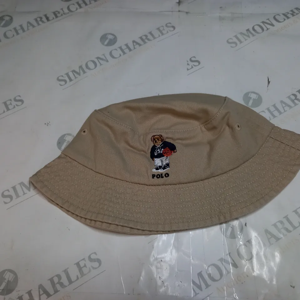POLO RALPH LAUREN BIEGE BUCKET HAT