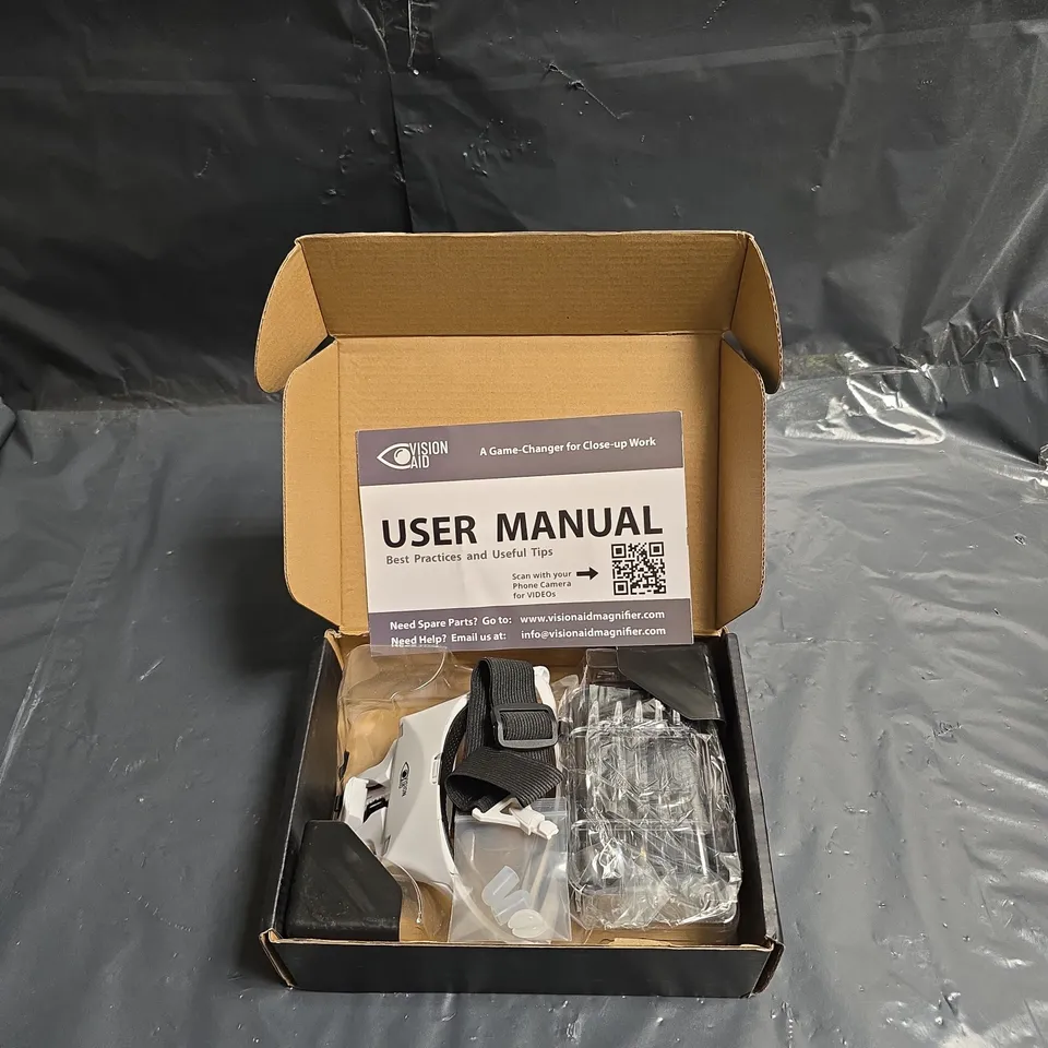 VISIONAID MAGNIFYING GLASSES WITH LED LIGHT – USER MANUAL INCLUDED