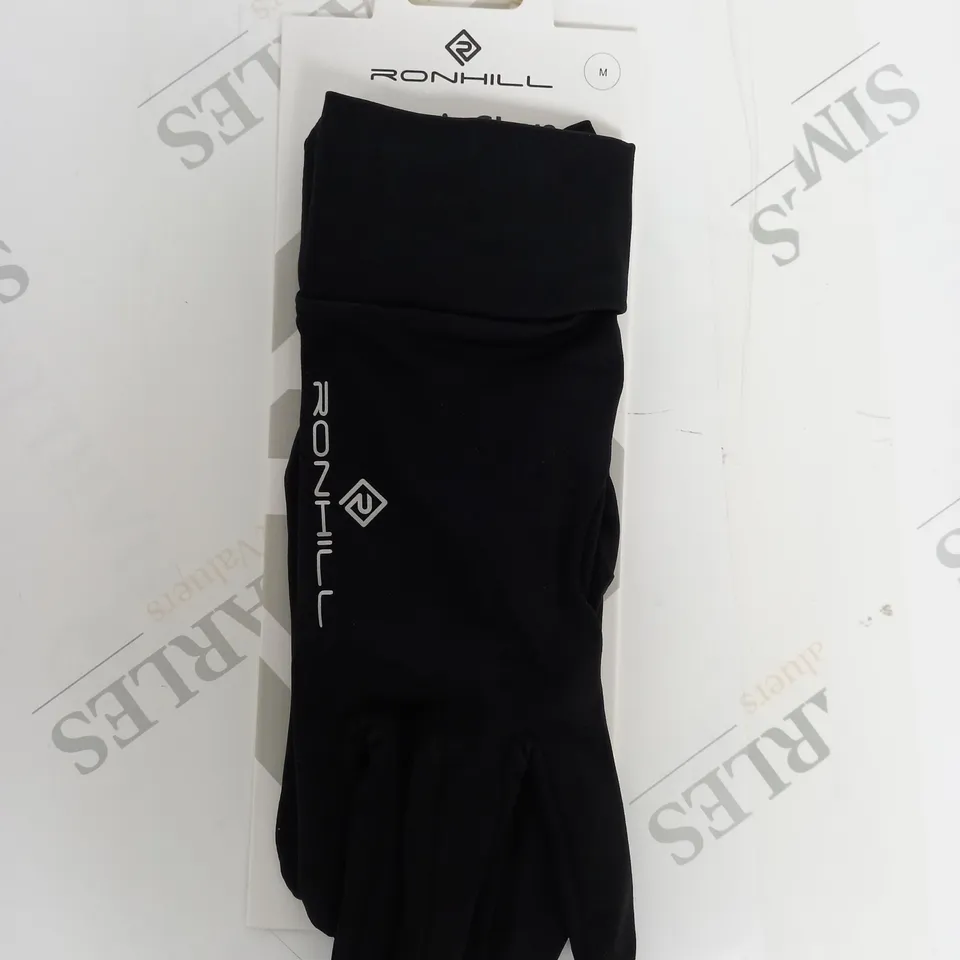 RONHILL PAIR OF CLASSIC THERMAL GLOVES  IN BLACK - M